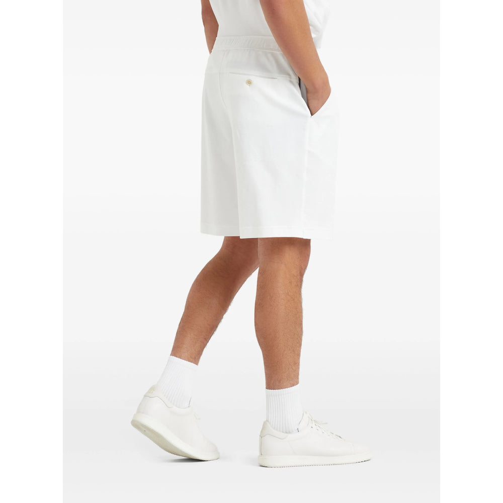 Brunello Cucinelli White Shorts - Bermuda Shorts Men BRUNELLO CUCINELLI