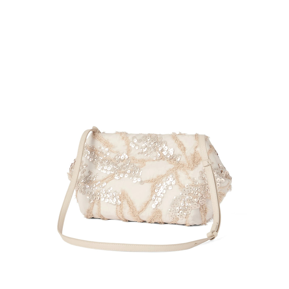Brunello Cucinelli Neutrals Clutch Bags Women BRUNELLO CUCINELLI