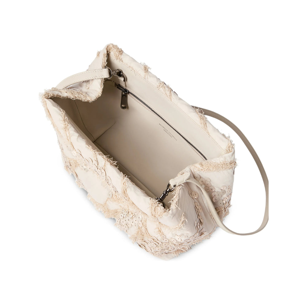 Brunello Cucinelli Neutrals Clutch Bags Women BRUNELLO CUCINELLI