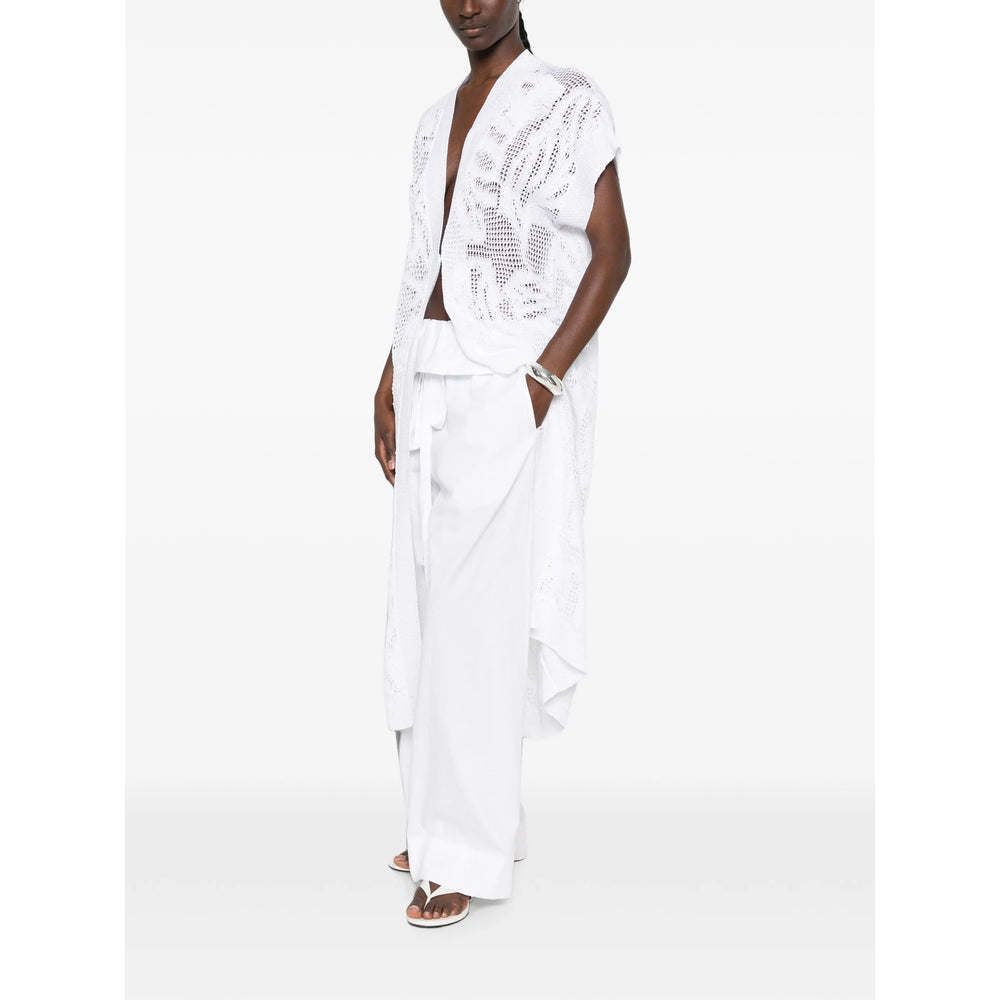 Brunello Cucinelli White Knitwear - Cardigans Women BRUNELLO CUCINELLI