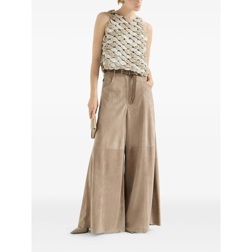 Brunello Cucinelli Neutrals Tops - Vests & Tank Tops Women BRUNELLO CUCINELLI