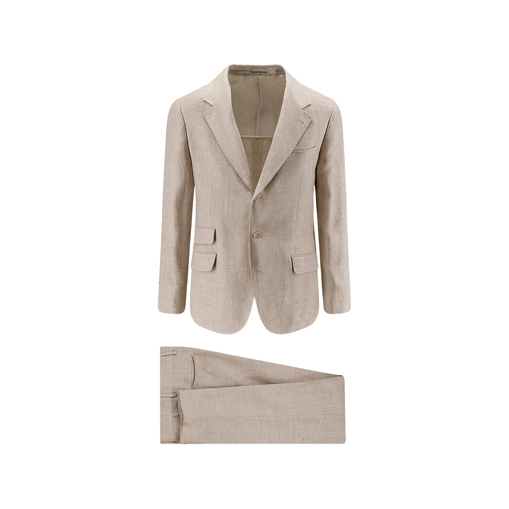 Brunello Cucinelli Neutrals Trousers - Tailored Trousers Men BRUNELLO CUCINELLI
