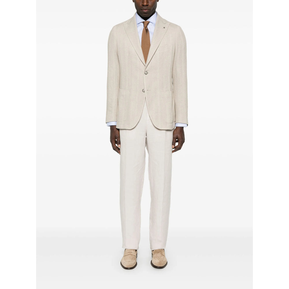 Brunello Cucinelli Neutrals Trousers - Tapered Trousers Men BRUNELLO CUCINELLI