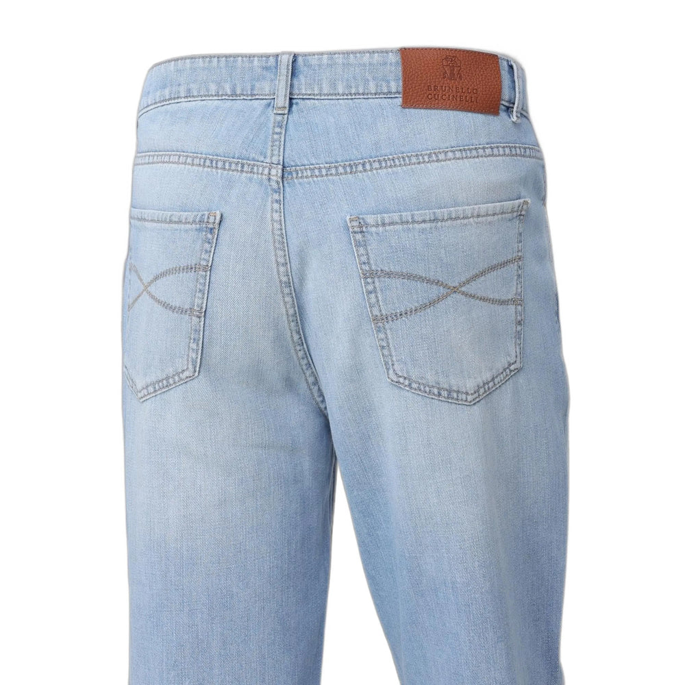 Brunello Cucinelli Blue Denim - Regular & Straight-Leg Jeans Men BRUNELLO CUCINELLI