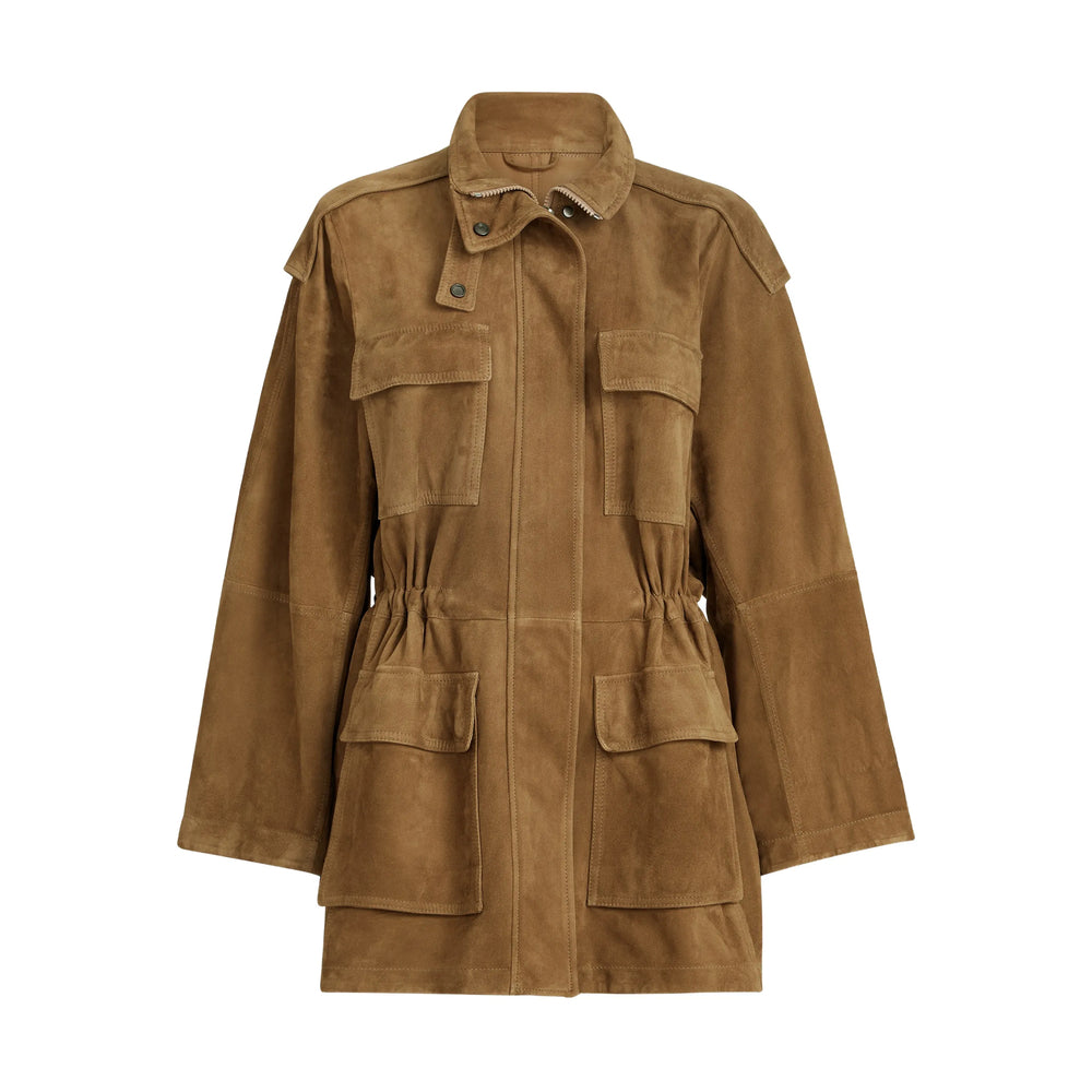 Brunello Cucinelli Brown Jackets - Military Jackets Women BRUNELLO CUCINELLI
