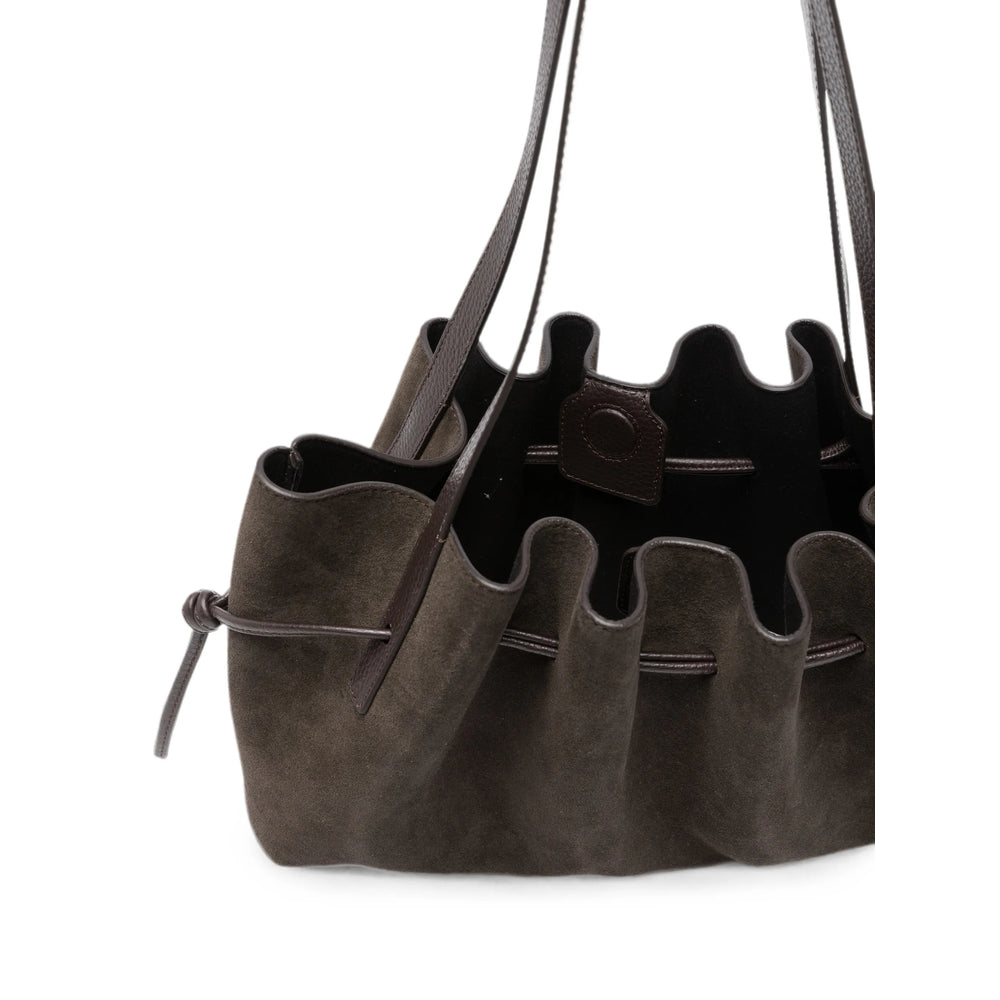 Yuzefi Brown Shoulder Bags Women YUZEFI