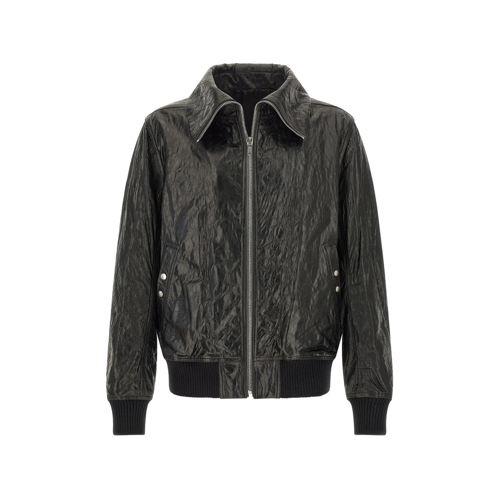 Rick Owens Black Jackets - Bomber Jackets Men RICK OWENS