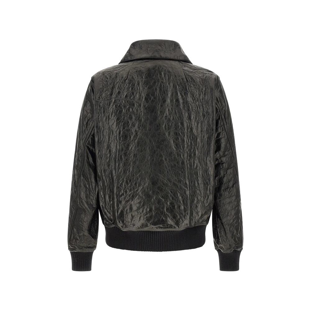 Rick Owens Black Jackets - Bomber Jackets Men RICK OWENS