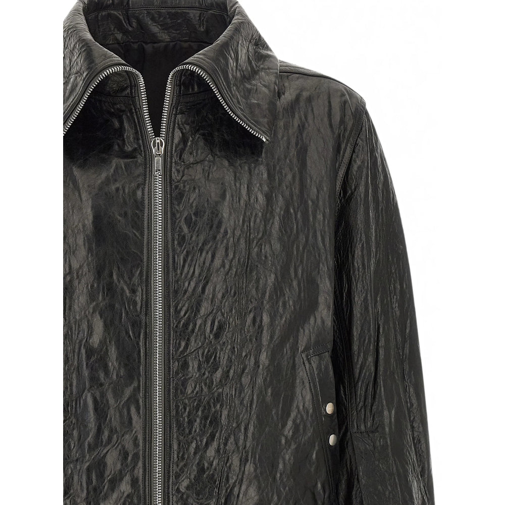 Rick Owens Black Jackets - Bomber Jackets Men RICK OWENS