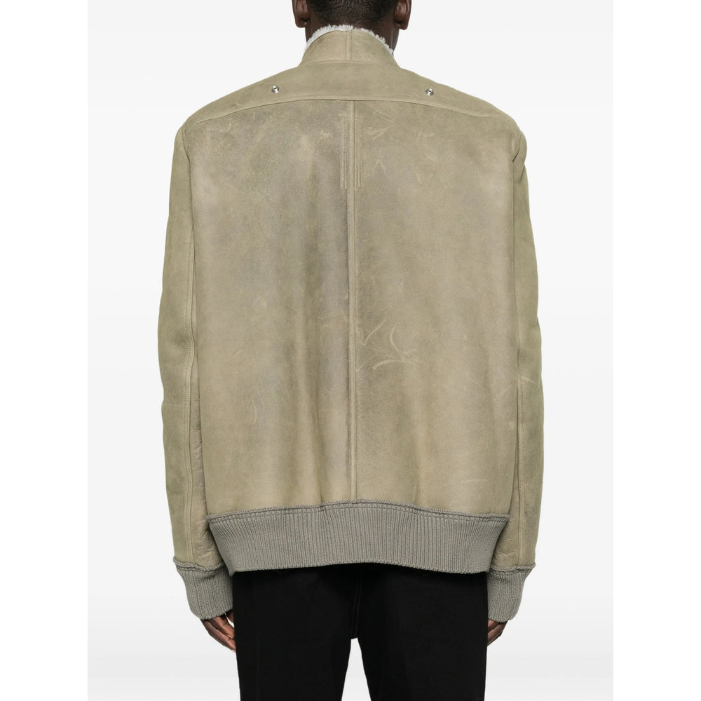 Rick Owens Green Jackets - Leather Jackets Men RICK OWENS