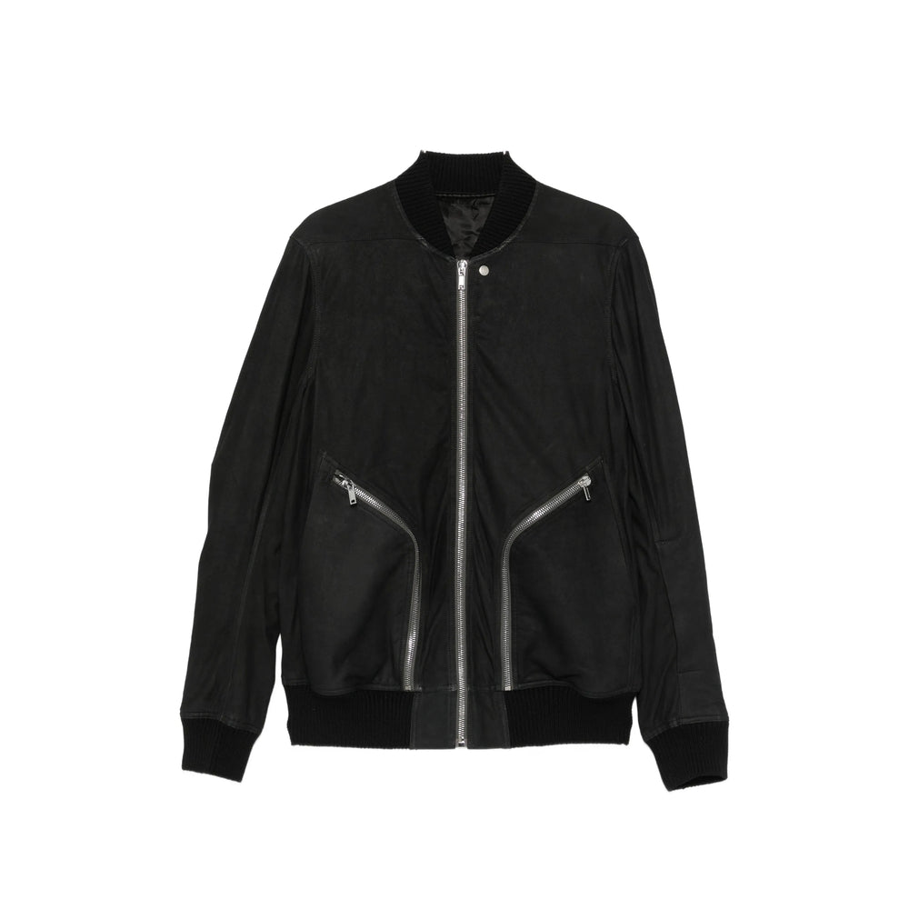 Rick Owens Black Jackets - Bomber Jackets Men RICK OWENS
