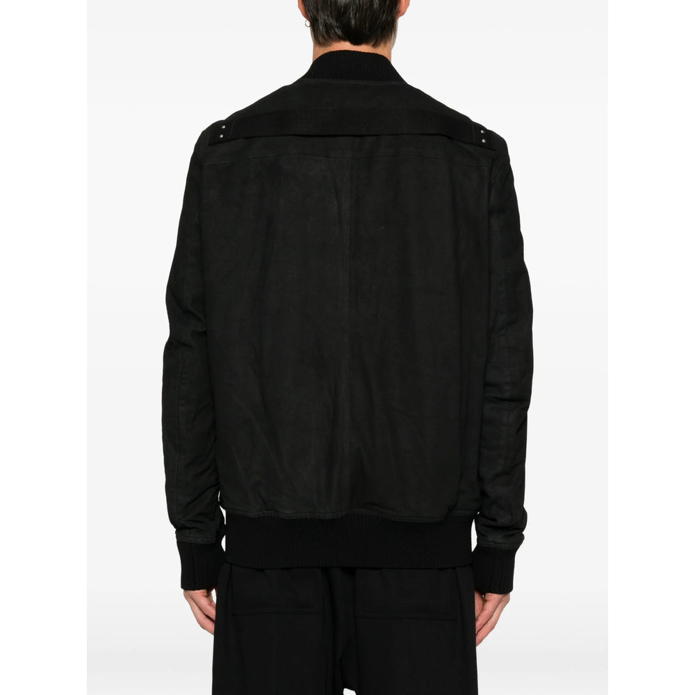 Rick Owens Black Jackets - Bomber Jackets Men RICK OWENS
