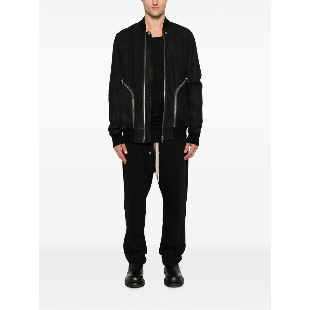Rick Owens Black Jackets - Bomber Jackets Men RICK OWENS