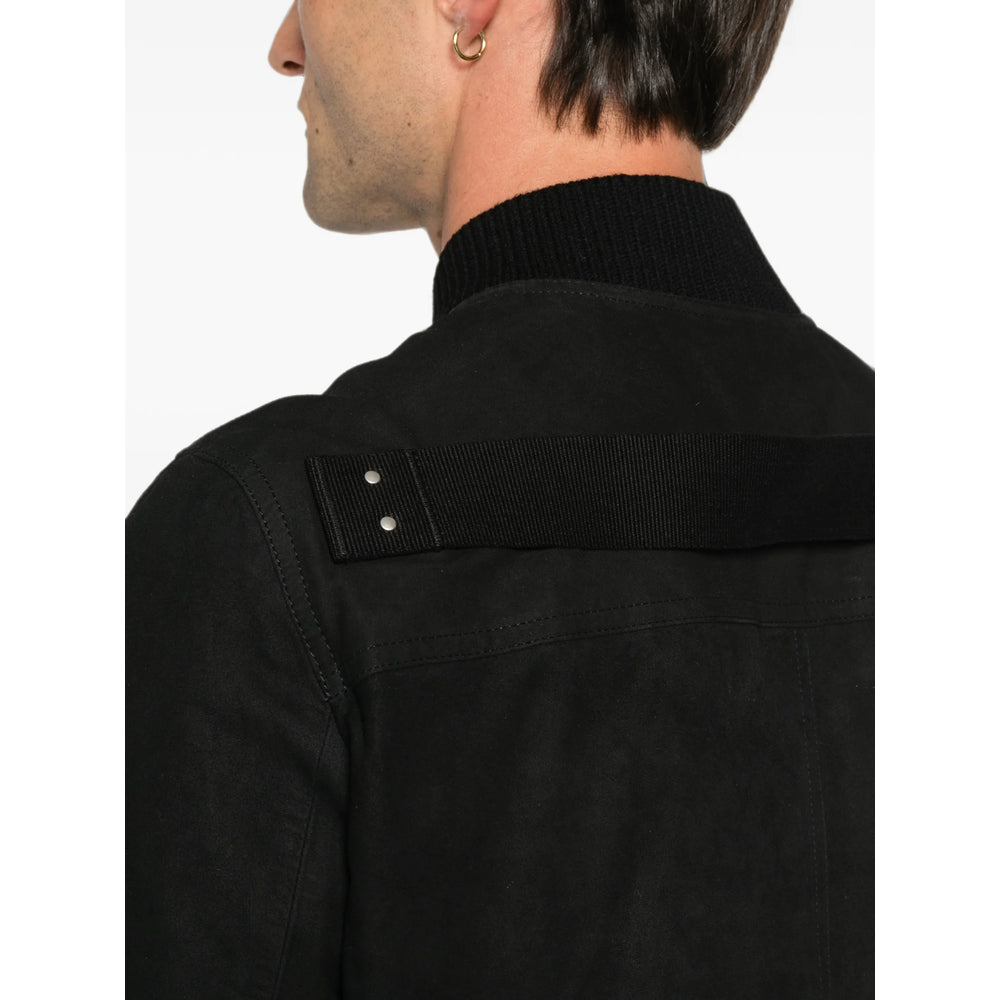 Rick Owens Black Jackets - Bomber Jackets Men RICK OWENS