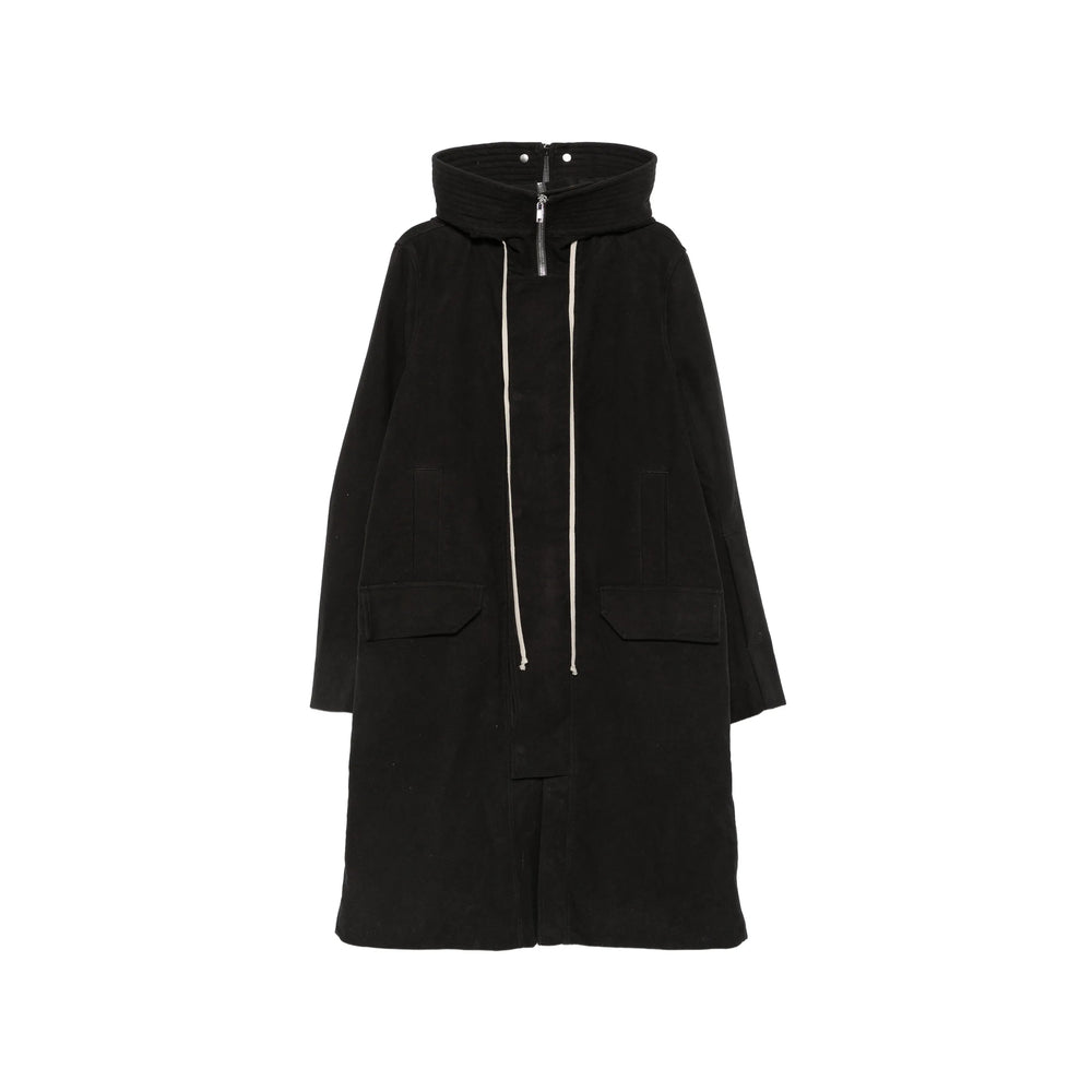 Rick Owens Black Coats - Single Breasted Coats Men RICK OWENS