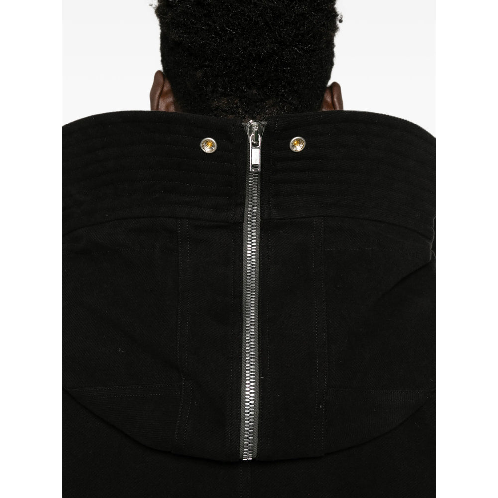 Rick Owens Black Coats - Single Breasted Coats Men RICK OWENS