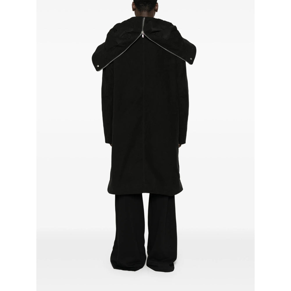 Rick Owens Black Coats - Single Breasted Coats Men RICK OWENS