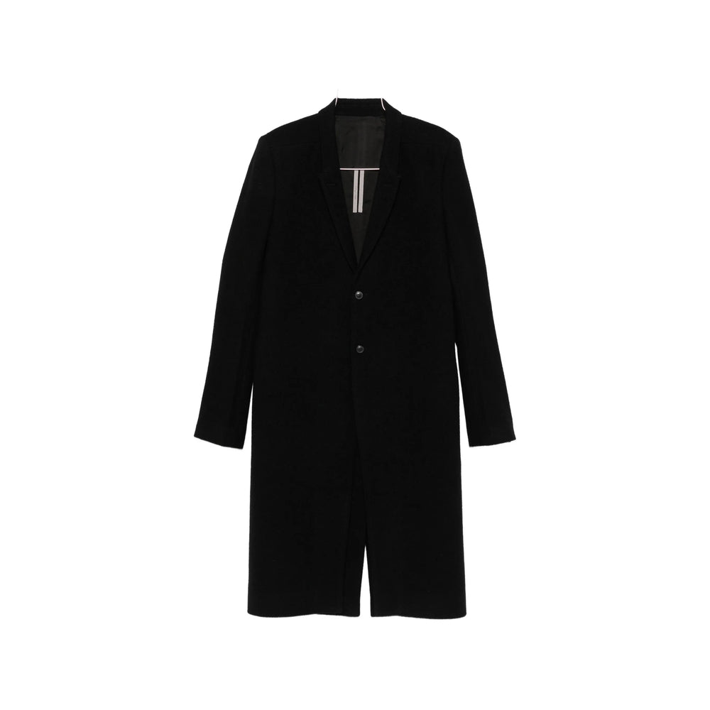 Rick Owens Black Coats - Single Breasted Coats Men RICK OWENS