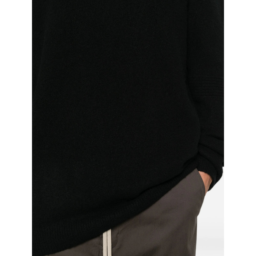 Rick Owens Black Sweaters & Knitwear - Sweatshirts Men RICK OWENS