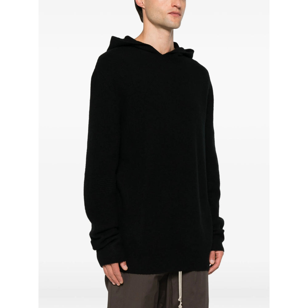 Rick Owens Black Sweaters & Knitwear - Sweatshirts Men RICK OWENS