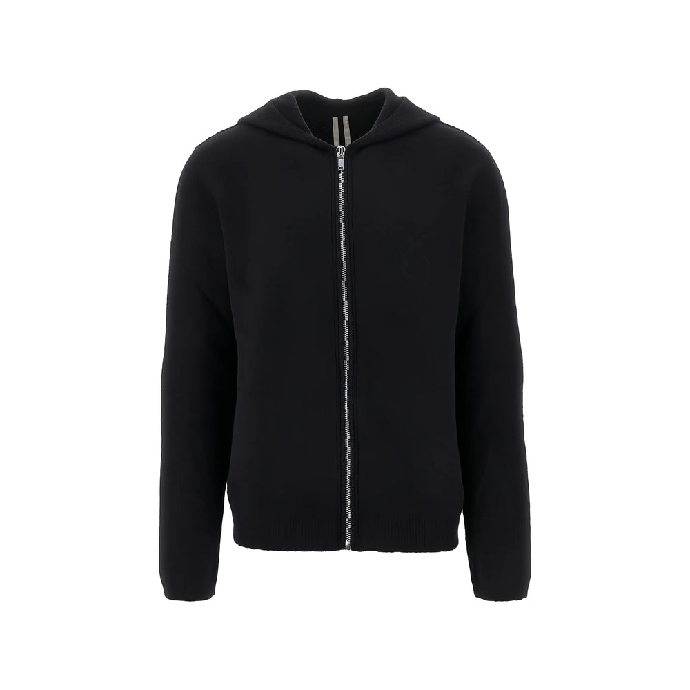 Rick Owens Black Sweaters & Knitwear - Hoodies Men RICK OWENS