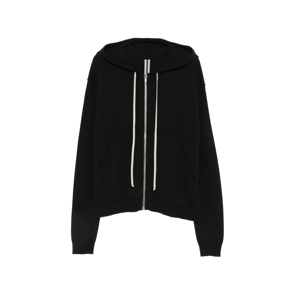 Rick Owens Black Sweaters & Knitwear - Hoodies Men RICK OWENS