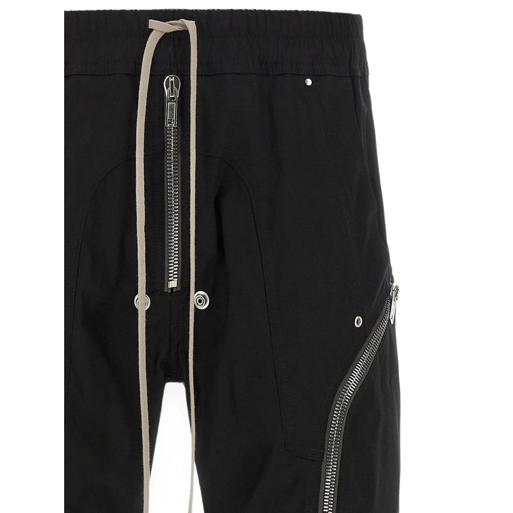 Rick Owens Black Trousers - Track Pants Men RICK OWENS