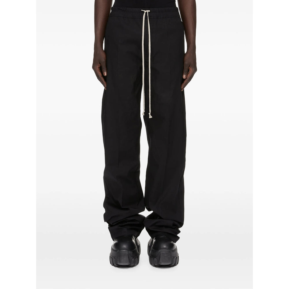Rick Owens Black Trousers - Regular & Straight-Leg Trousers Men RICK OWENS