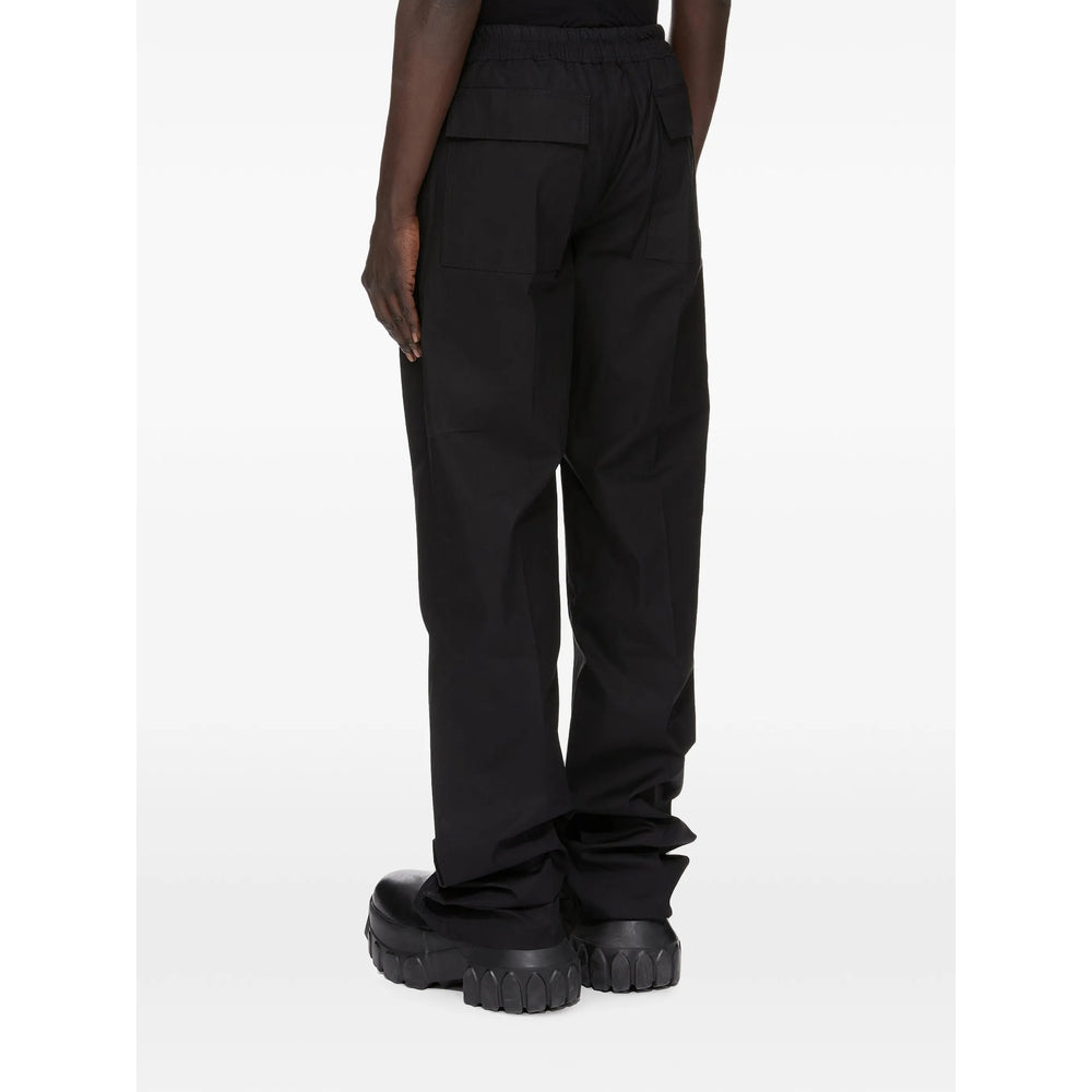 Rick Owens Black Trousers - Regular & Straight-Leg Trousers Men RICK OWENS
