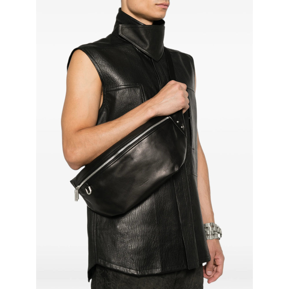 Rick Owens Black Belt Bags Men RICK OWENS