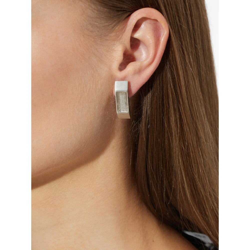 Rick Owens Silver Earrings Men RICK OWENS