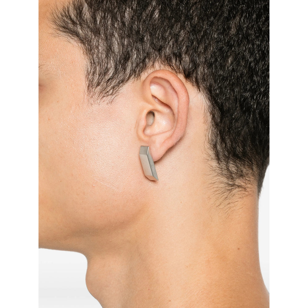 Rick Owens Silver Earrings Men RICK OWENS