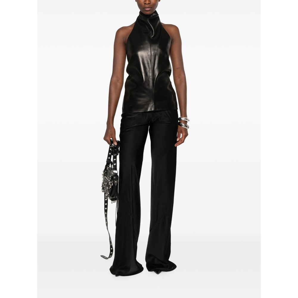 Rick Owens Black Trousers - Palazzo Pants Women RICK OWENS