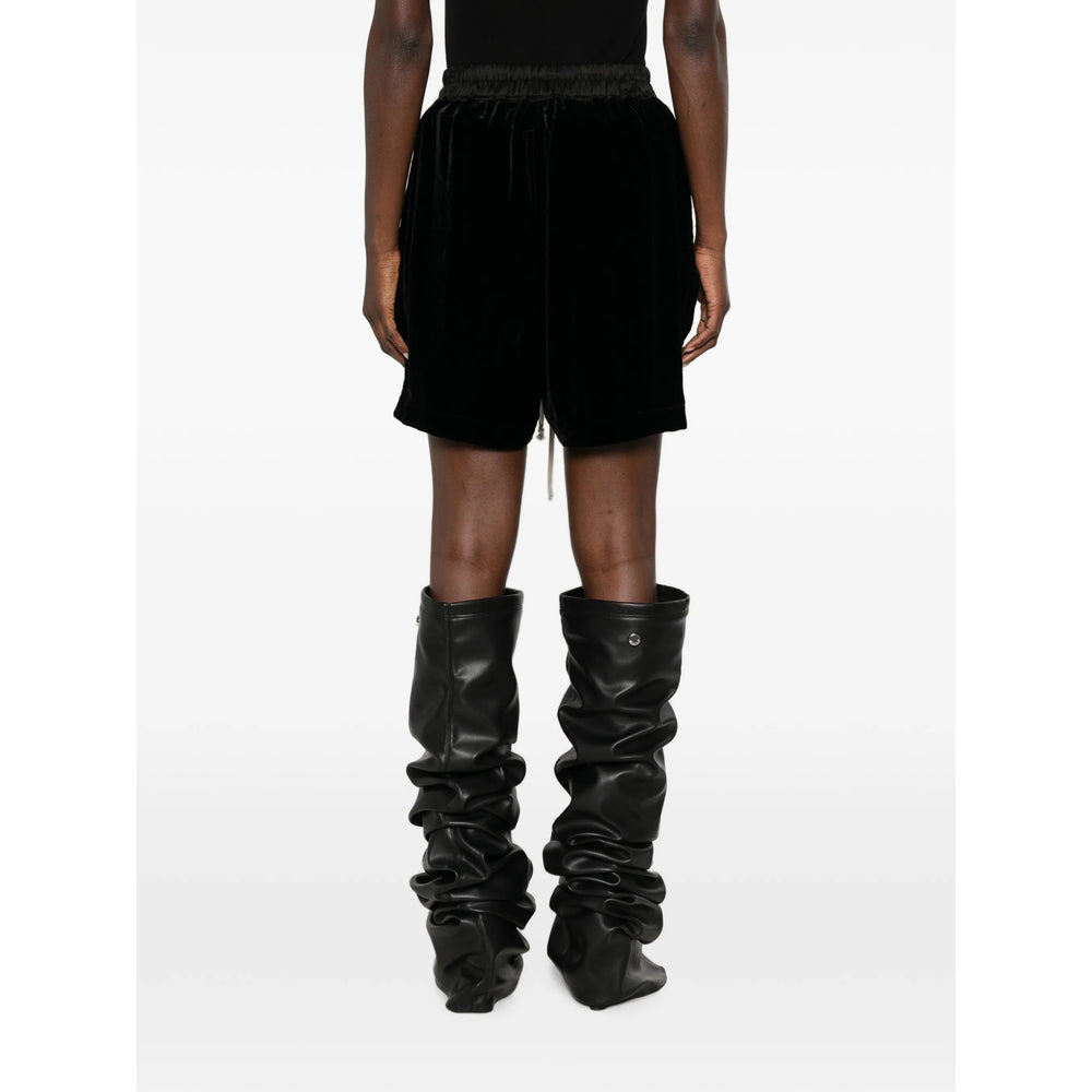 Rick Owens Black Shorts - Mini Shorts Women RICK OWENS