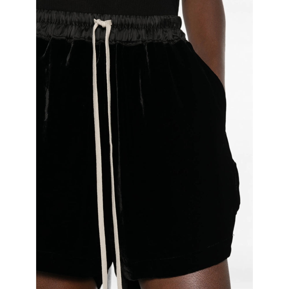 Rick Owens Black Shorts - Mini Shorts Women RICK OWENS