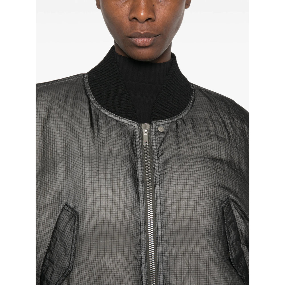 Rick Owens Grey Jackets Women RICK OWENS