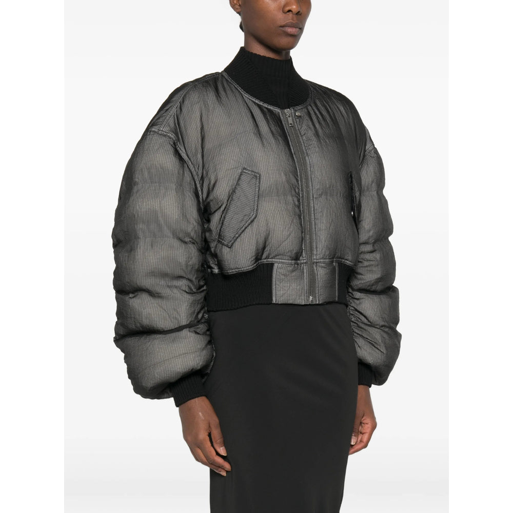 Rick Owens Grey Jackets Women RICK OWENS