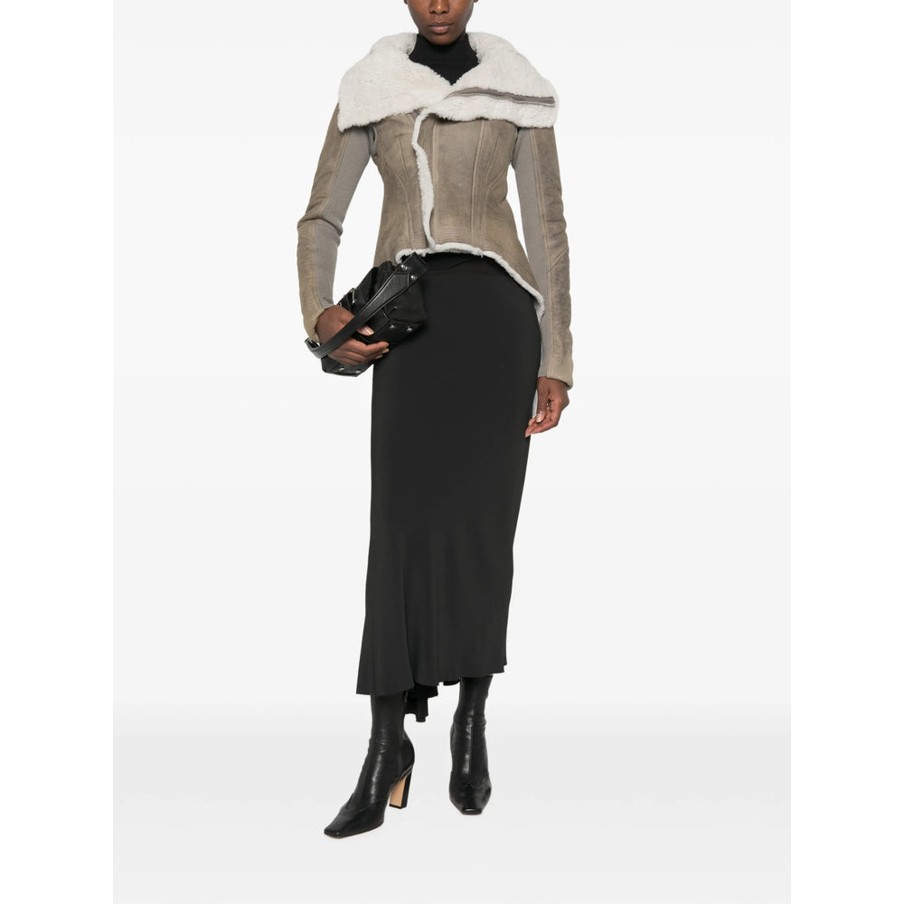 Rick Owens Grey Jackets - Faux Fur & Shearling Jackets Women RICK OWENS