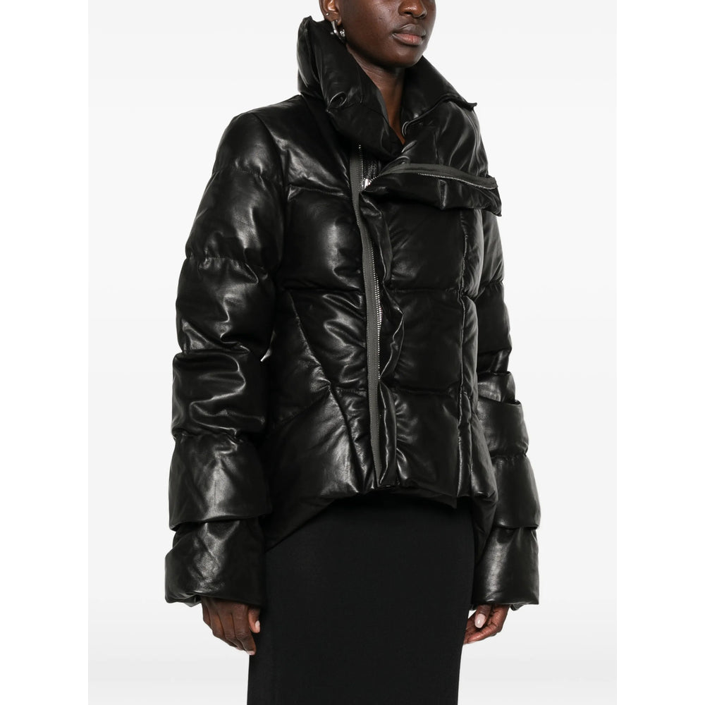 Rick Owens Black Jackets - Leather Jackets Women RICK OWENS