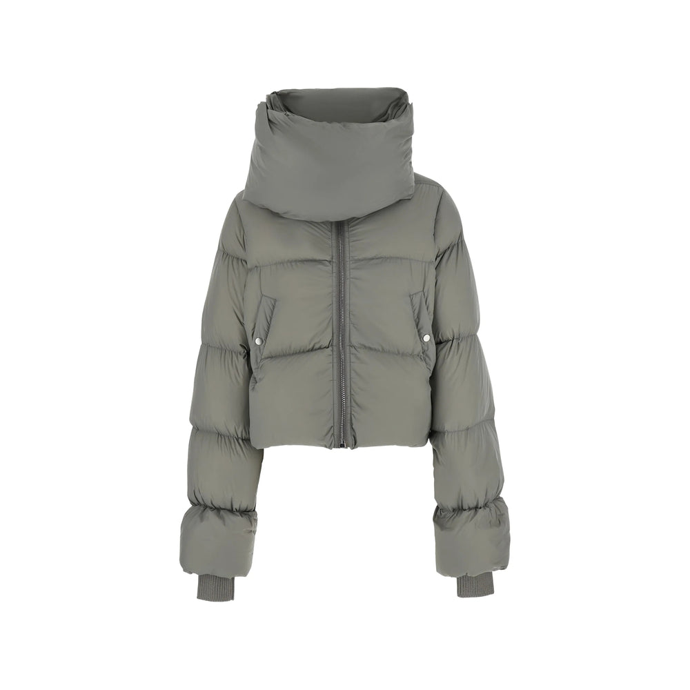 Rick Owens Grey Jackets - Puffer Jackets Women RICK OWENS