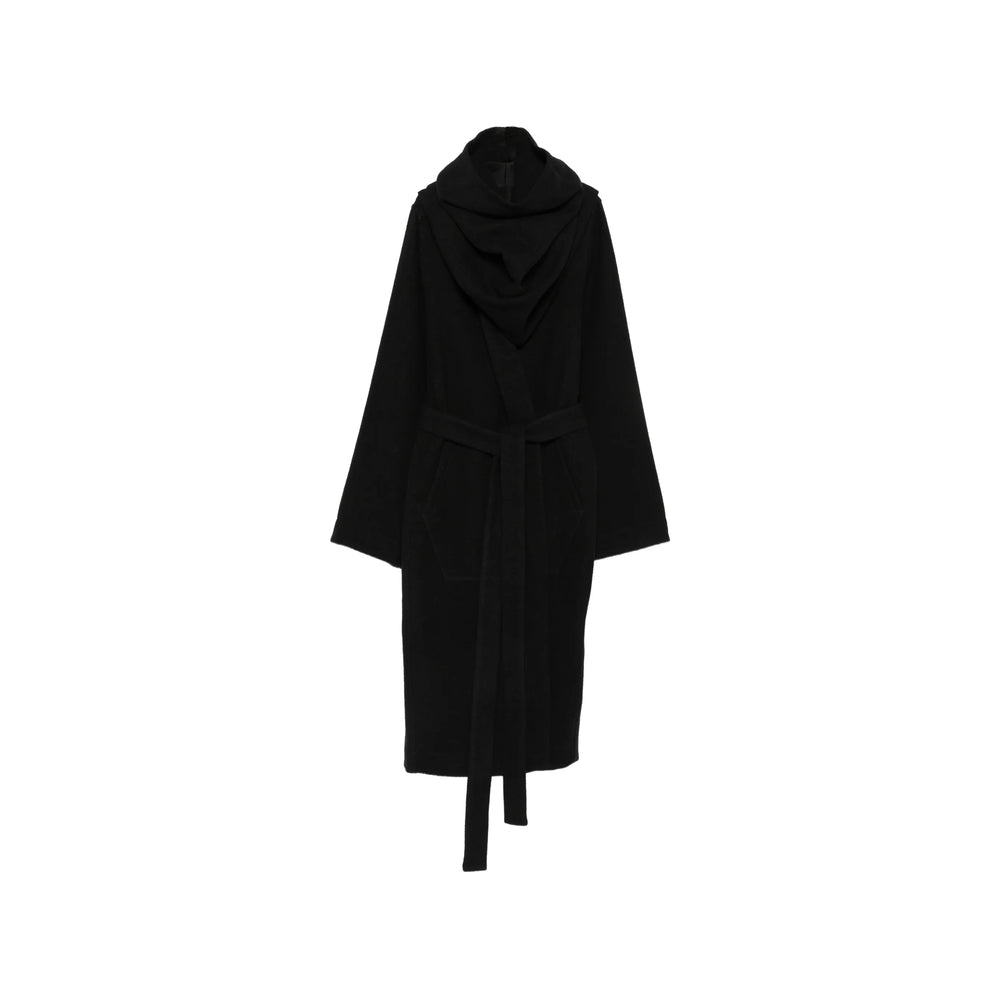 Rick Owens Black Coats - Oversized Coats Women RICK OWENS