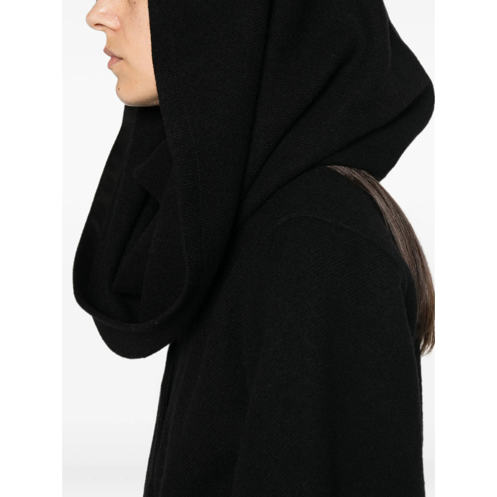 Rick Owens Black Coats - Oversized Coats Women RICK OWENS