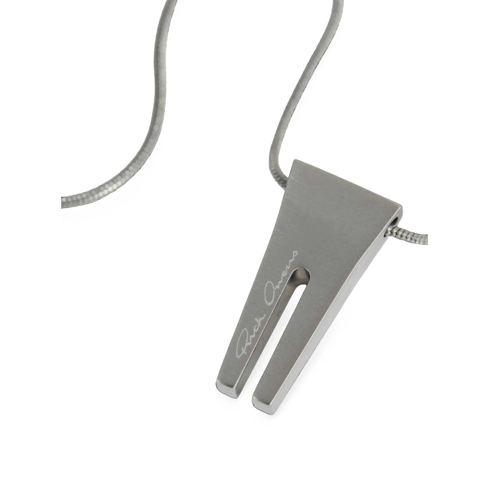 Rick Owens Silver Necklaces Men RICK OWENS