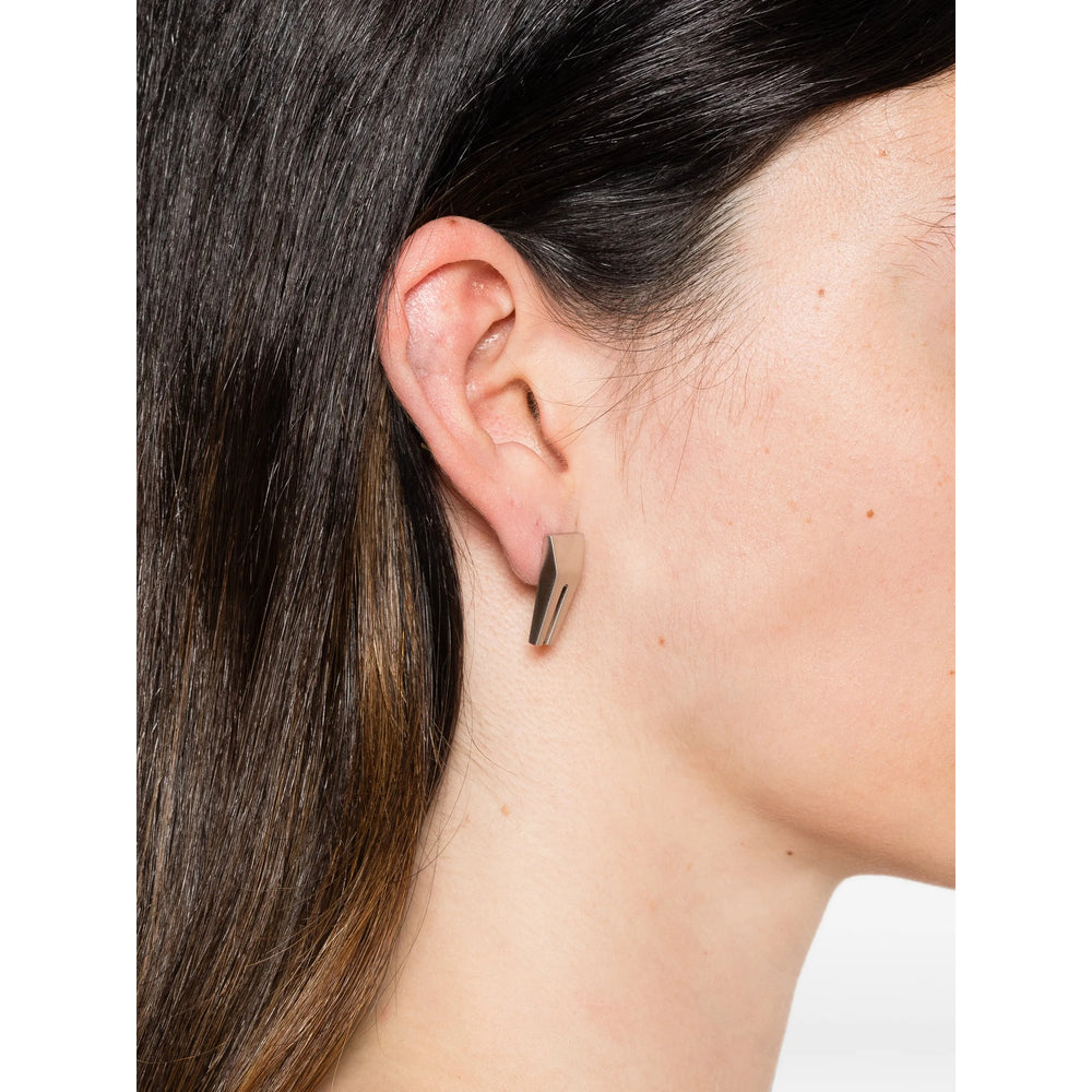 Rick Owens Silver Earrings Men RICK OWENS