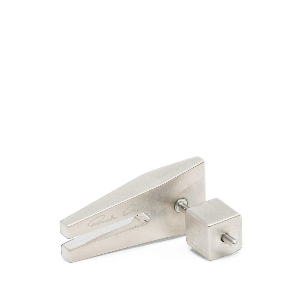 Rick Owens Silver Earrings Men RICK OWENS