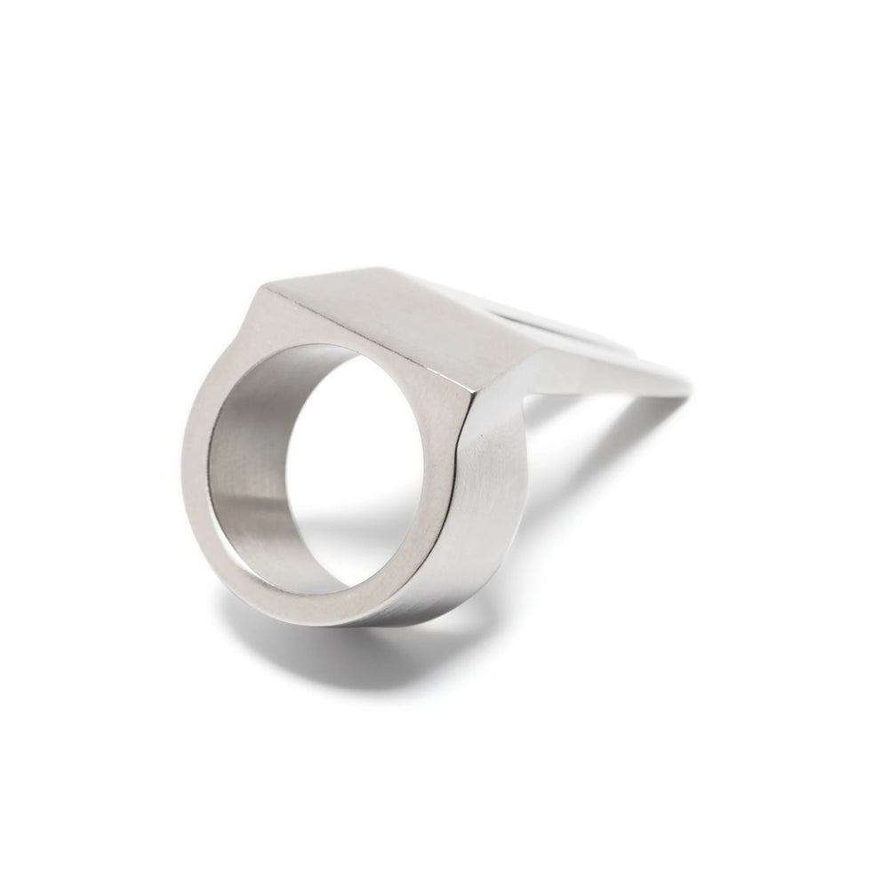 Rick Owens Silver Rings Men RICK OWENS