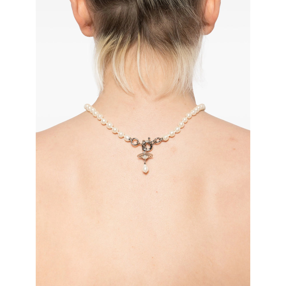 Vivienne Westwood White Necklaces Men VIVIENNE WESTWOOD