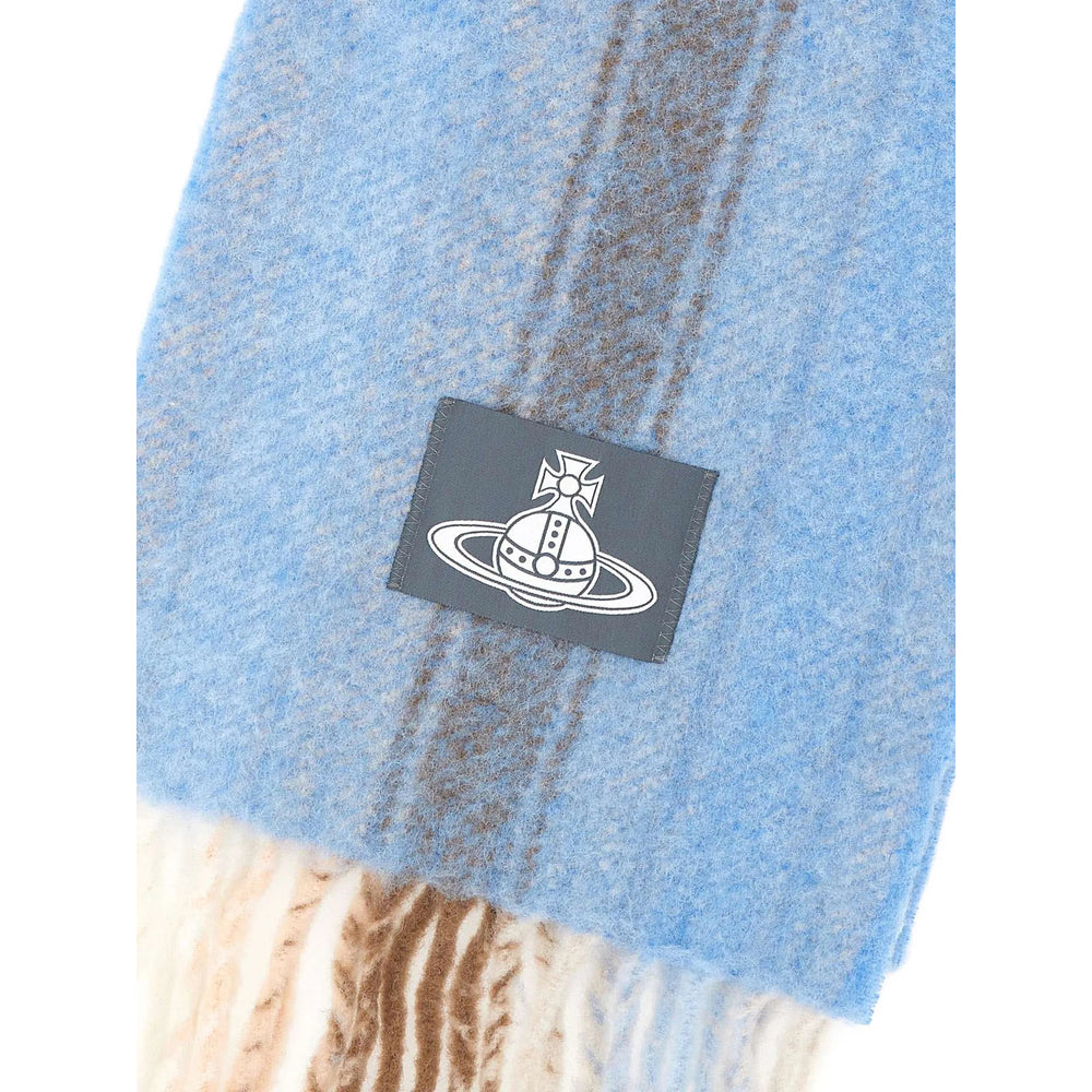 Vivienne Westwood Blue Scarves Men VIVIENNE WESTWOOD