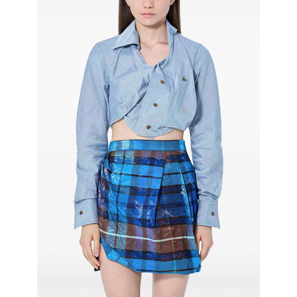 Vivienne Westwood Blue Tops - Shirts Women VIVIENNE WESTWOOD