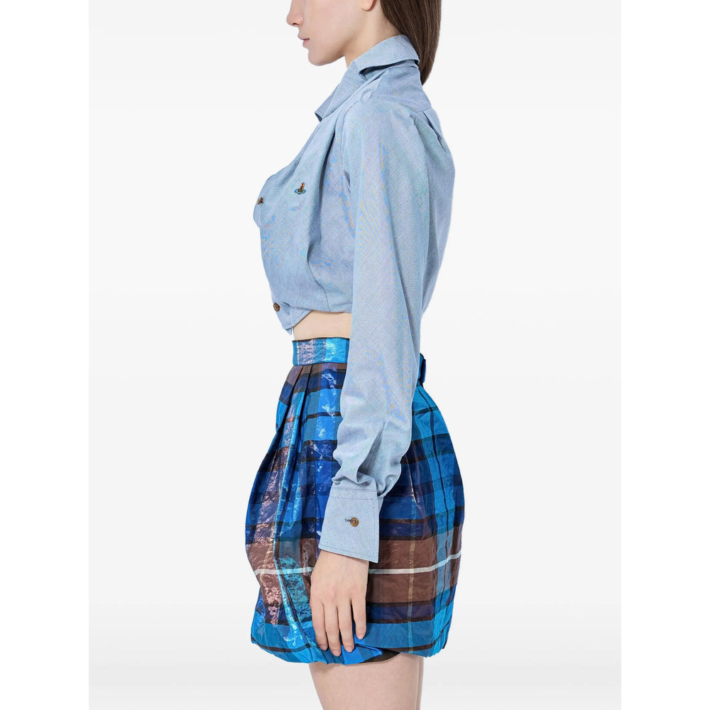 Vivienne Westwood Blue Tops - Shirts Women VIVIENNE WESTWOOD